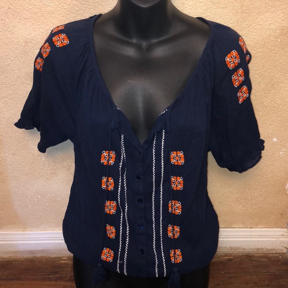 Joie Tops - ASO Twilight Bella Swan Joie Signe embroidered top S